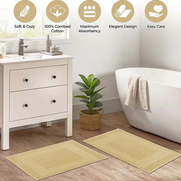 SUPERIOR® Cotton 2-Pc Bath Mat