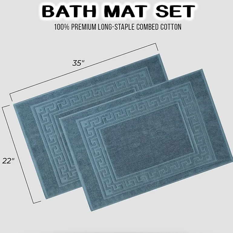 SUPERIOR® Cotton 2-Pc Bath Mat
