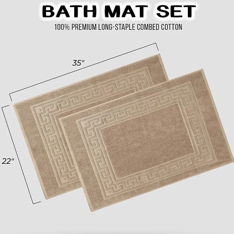 SUPERIOR® Cotton 2-Pc Bath Mat