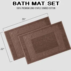 SUPERIOR® Cotton 2-Pc Bath Mat