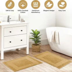 SUPERIOR® Cotton 2-Pc Bath Mat