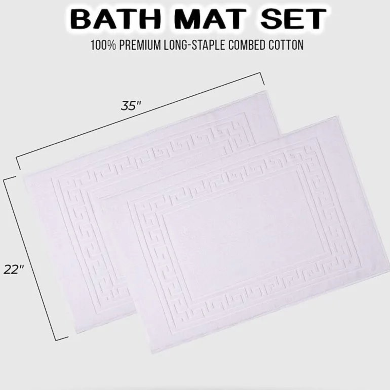 SUPERIOR® Cotton 2-Pc Bath Mat