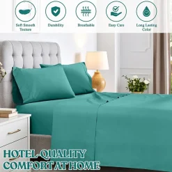 SUPERIOR® Cotton Rich Blend Durable Soft 600tc Deep Pocket Sheet Set