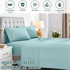 SUPERIOR® Cotton Rich Blend Durable Soft 600tc Deep Pocket Sheet Set