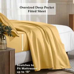 SUPERIOR® Egyptian Cotton Classic Soft 650tc Deep Pocket Sheet Set