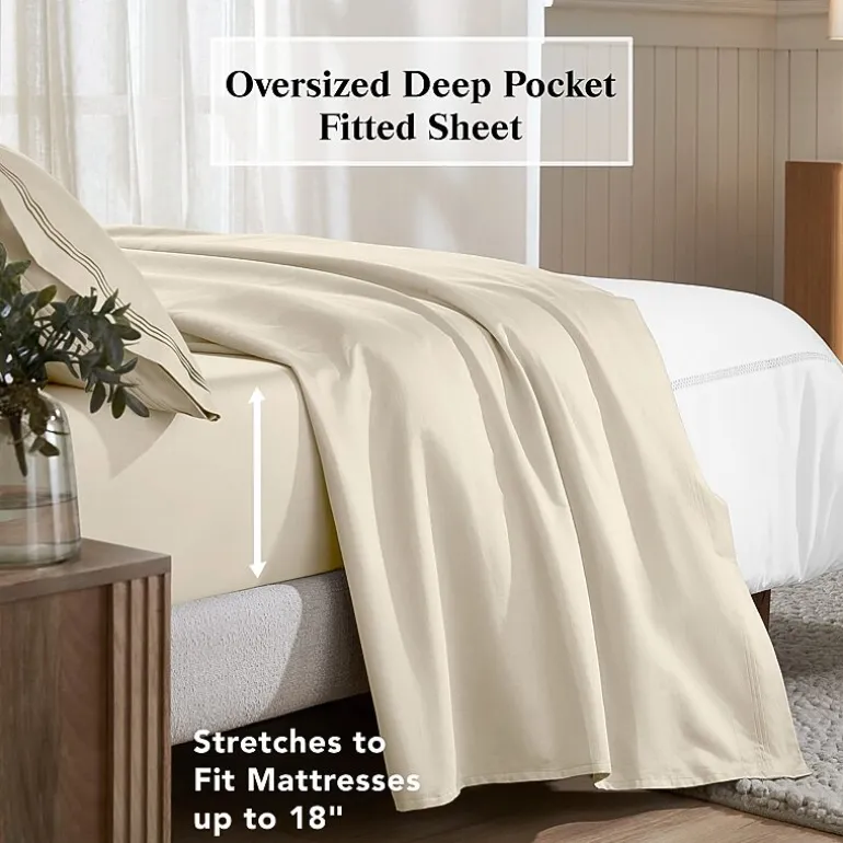 SUPERIOR® Egyptian Cotton Classic Soft 650tc Deep Pocket Sheet Set