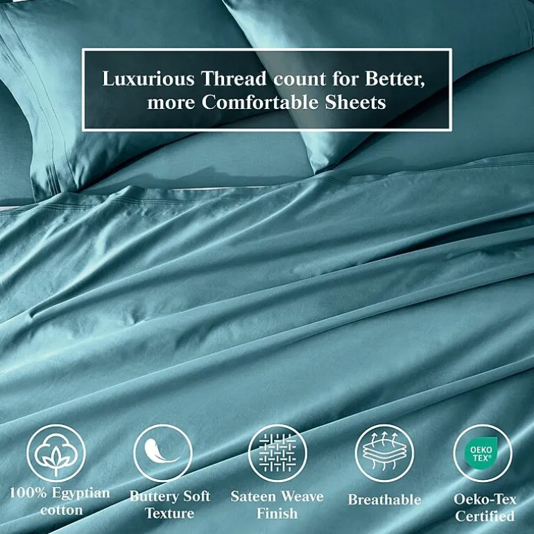 SUPERIOR® Egyptian Cotton Classic Soft 650tc Deep Pocket Sheet Set