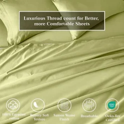 SUPERIOR® Egyptian Cotton Classic Soft 650tc Deep Pocket Sheet Set