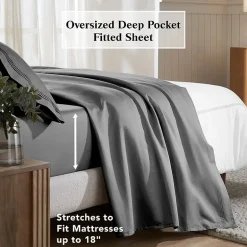 SUPERIOR® Egyptian Cotton Classic Soft 650tc Deep Pocket Sheet Set
