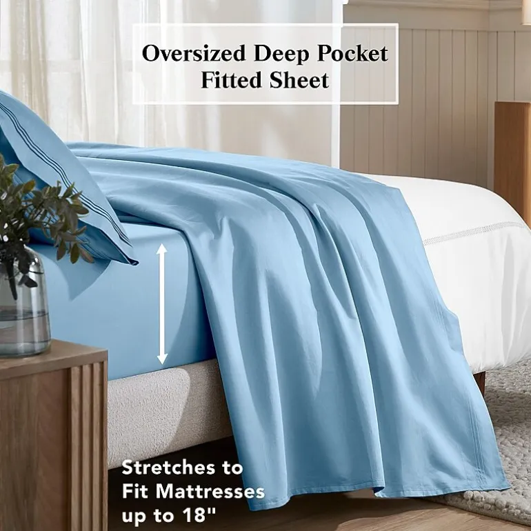 SUPERIOR® Egyptian Cotton Classic Soft 650tc Deep Pocket Sheet Set