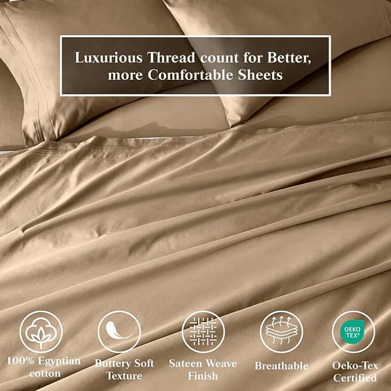 SUPERIOR® Egyptian Cotton Classic Soft 650tc Deep Pocket Sheet Set