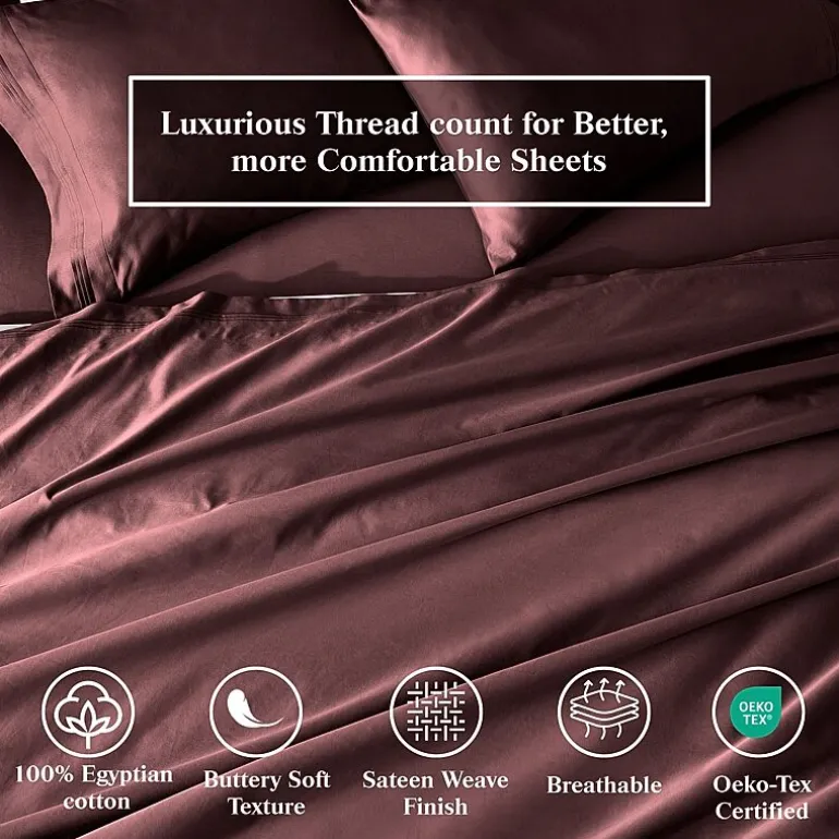 SUPERIOR® Egyptian Cotton Classic Soft 650tc Deep Pocket Sheet Set