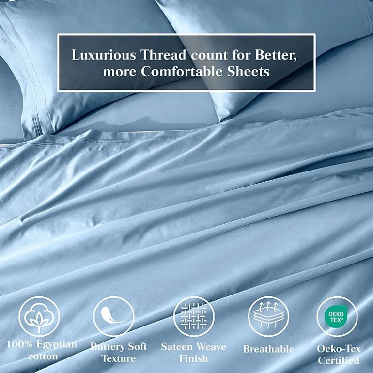 SUPERIOR® Egyptian Cotton Classic Soft 650tc Deep Pocket Sheet Set