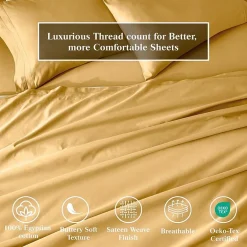SUPERIOR® Egyptian Cotton Classic Soft 650tc Deep Pocket Sheet Set