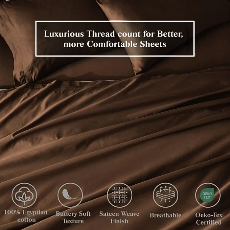 SUPERIOR® Egyptian Cotton Classic Soft 650tc Deep Pocket Sheet Set