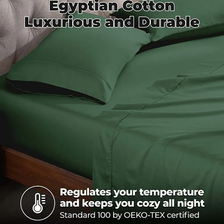 SUPERIOR® Egyptian Cotton Durable Soft 400tc Deep Pocket Sheet Set