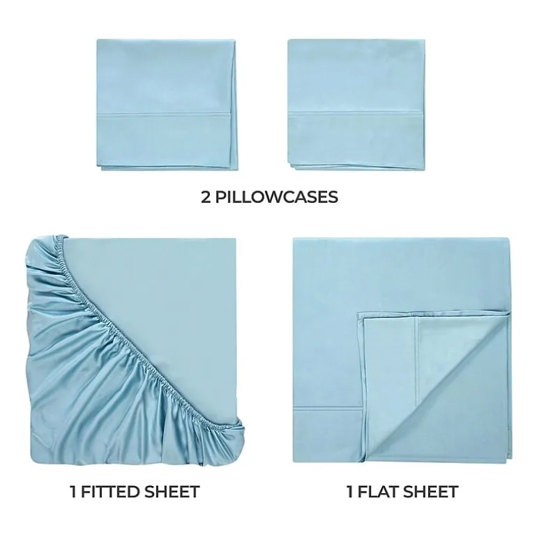 SUPERIOR® Egyptian Cotton Durable Soft 400tc Deep Pocket Sheet Set