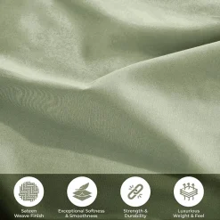 SUPERIOR® Egyptian Cotton Luxury Sateen 700tc Deep Pocket Sheet Set