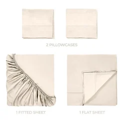 SUPERIOR® Egyptian Cotton Luxury Sateen 700tc Deep Pocket Sheet Set
