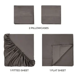 SUPERIOR® Egyptian Cotton Luxury Sateen 700tc Deep Pocket Sheet Set