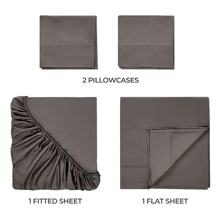 SUPERIOR® Egyptian Cotton Luxury Sateen 700tc Deep Pocket Sheet Set