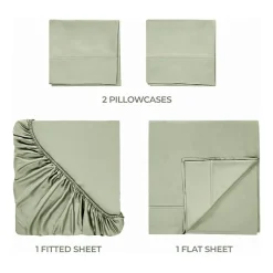 SUPERIOR® Egyptian Cotton Luxury Sateen 700tc Deep Pocket Sheet Set