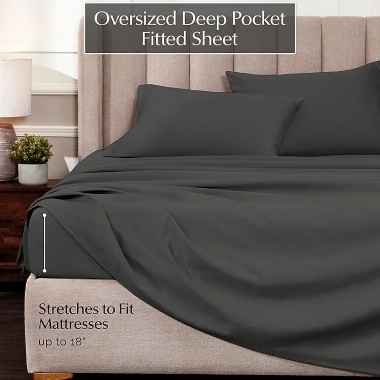 SUPERIOR® Egyptian Cotton Sateen 1000tc Deep Pocket Sheet Set
