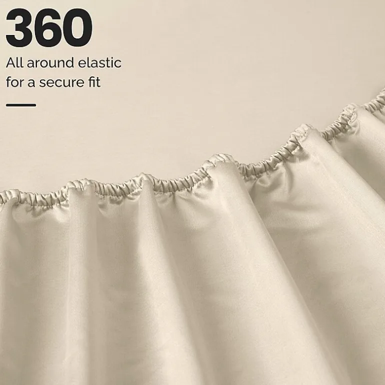 SUPERIOR® Egyptian Cotton Sateen 1000tc Deep Pocket Sheet Set