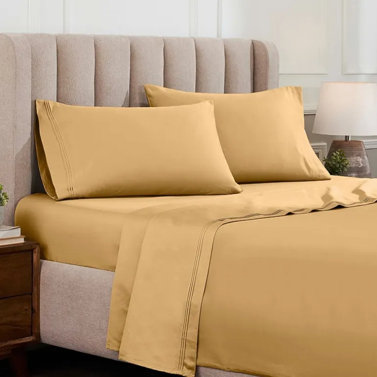SUPERIOR® Egyptian Cotton Ultra Luxury Sateen 1500tc Deep Pocket Sheet Set