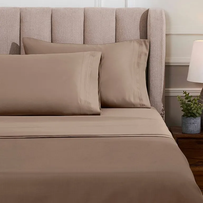 SUPERIOR® Egyptian Cotton Ultra Luxury Sateen 1500tc Deep Pocket Sheet Set