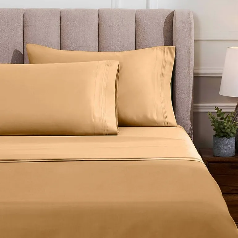 SUPERIOR® Egyptian Cotton Ultra Luxury Sateen 1500tc Deep Pocket Sheet Set