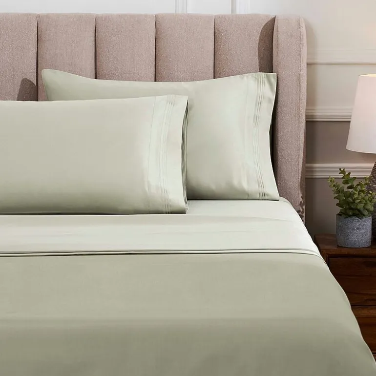 SUPERIOR® Egyptian Cotton Ultra Luxury Sateen 1500tc Deep Pocket Sheet Set