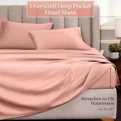 SUPERIOR® Egyptian Cotton Ultra Luxury Sateen 1500tc Deep Pocket Sheet Set