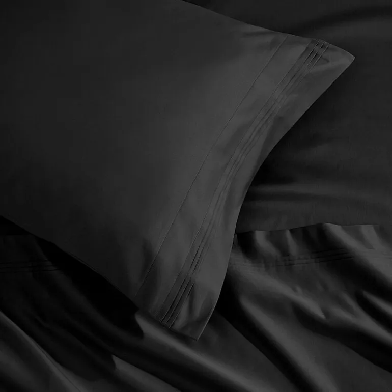 SUPERIOR® Egyptian Cotton Ultra Luxury Sateen 1500tc Deep Pocket Sheet Set