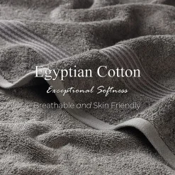 SUPERIOR® Heritage Collection | Luxury Egyptian Cotton 6-pc. Quick Dry Solid Bath Towel Set