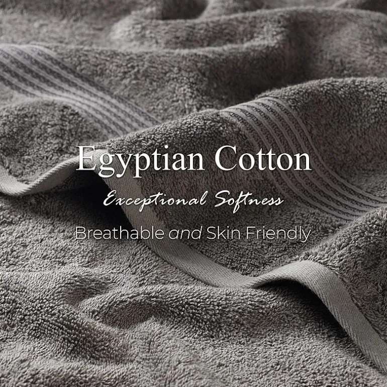 SUPERIOR® Heritage Collection | Luxury Egyptian Cotton 6-pc. Quick Dry Solid Bath Towel Set