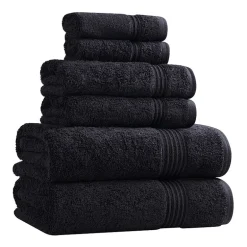 SUPERIOR® Heritage Collection | Luxury Egyptian Cotton 6-pc. Quick Dry Solid Bath Towel Set