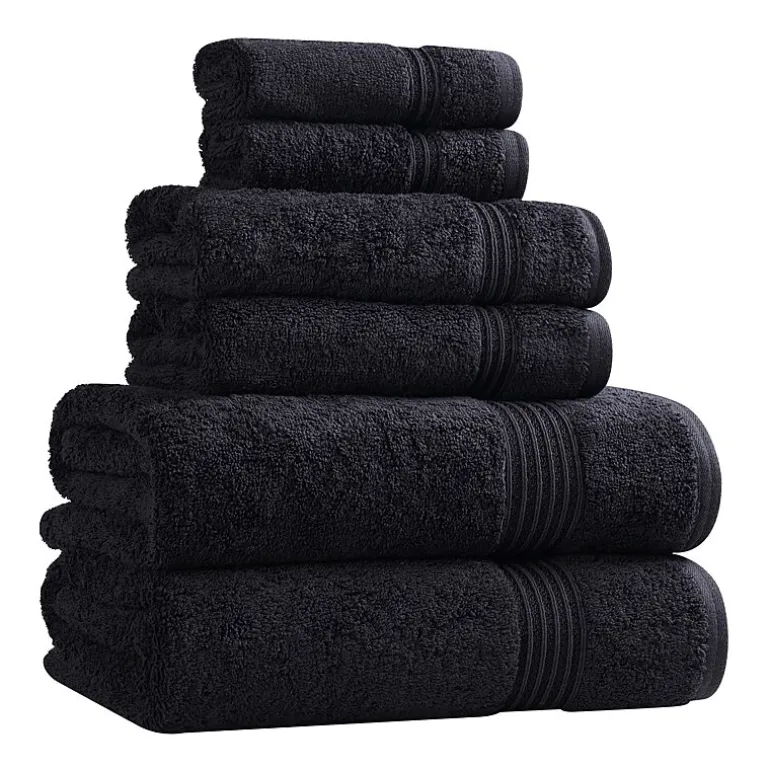 SUPERIOR® Heritage Collection | Luxury Egyptian Cotton 6-pc. Quick Dry Solid Bath Towel Set