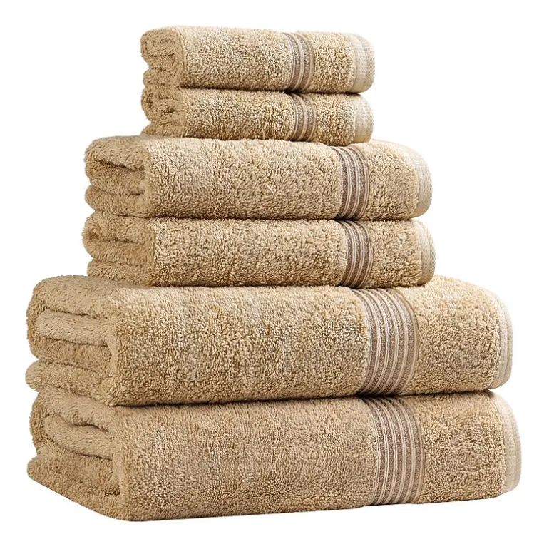 SUPERIOR® Heritage Collection | Luxury Egyptian Cotton 6-pc. Quick Dry Solid Bath Towel Set