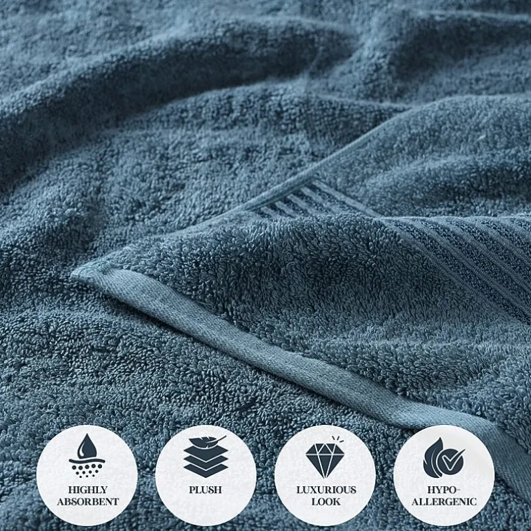 SUPERIOR® Heritage Collection | Luxury Egyptian Cotton 6-pc. Quick Dry Solid Bath Towel Set