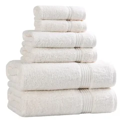 SUPERIOR® Heritage Collection | Luxury Egyptian Cotton 6-pc. Quick Dry Solid Bath Towel Set