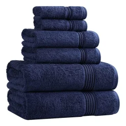 SUPERIOR® Heritage Collection | Luxury Egyptian Cotton 6-pc. Quick Dry Solid Bath Towel Set