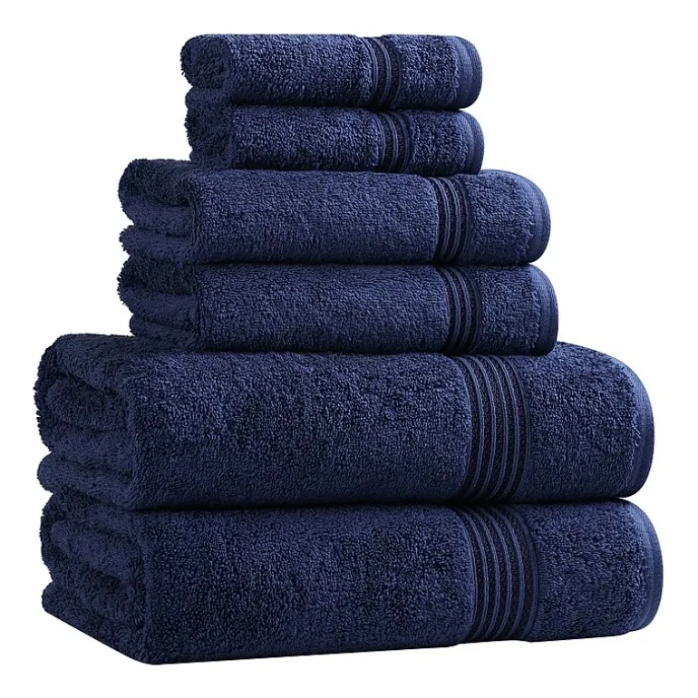 SUPERIOR® Heritage Collection | Luxury Egyptian Cotton 6-pc. Quick Dry Solid Bath Towel Set