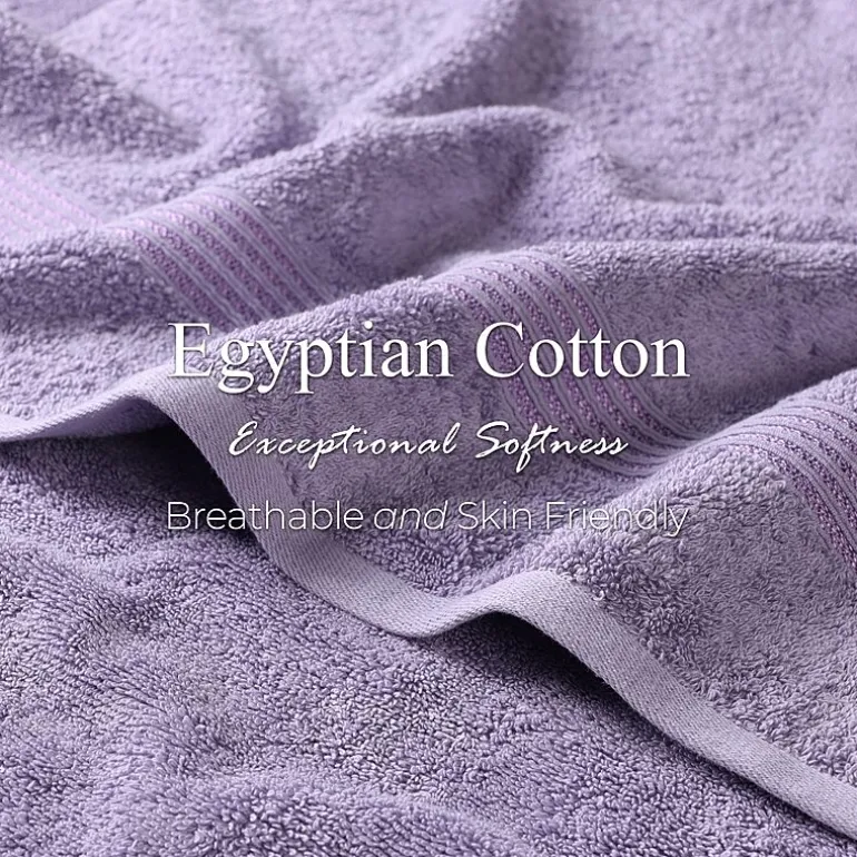 SUPERIOR® Heritage Collection | Luxury Egyptian Cotton 6-pc. Quick Dry Solid Bath Towel Set