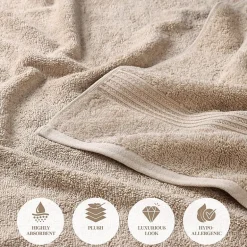 SUPERIOR® Heritage Collection | Luxury Egyptian Cotton 6-pc. Quick Dry Solid Bath Towel Set