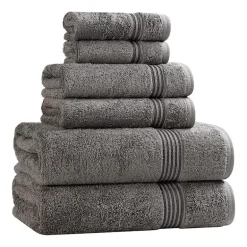 SUPERIOR® Heritage Collection | Luxury Egyptian Cotton 6-pc. Quick Dry Solid Bath Towel Set