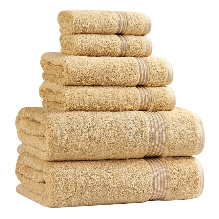 SUPERIOR® Heritage Collection | Luxury Egyptian Cotton 6-pc. Quick Dry Solid Bath Towel Set