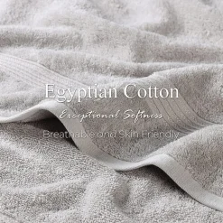 SUPERIOR® Heritage Collection | Luxury Egyptian Cotton 6-pc. Quick Dry Solid Bath Towel Set