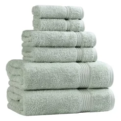 SUPERIOR® Heritage Collection | Luxury Egyptian Cotton 6-pc. Quick Dry Solid Bath Towel Set