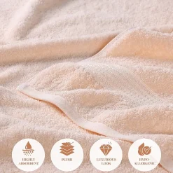 SUPERIOR® Heritage Collection | Luxury Egyptian Cotton 6-pc. Quick Dry Solid Bath Towel Set